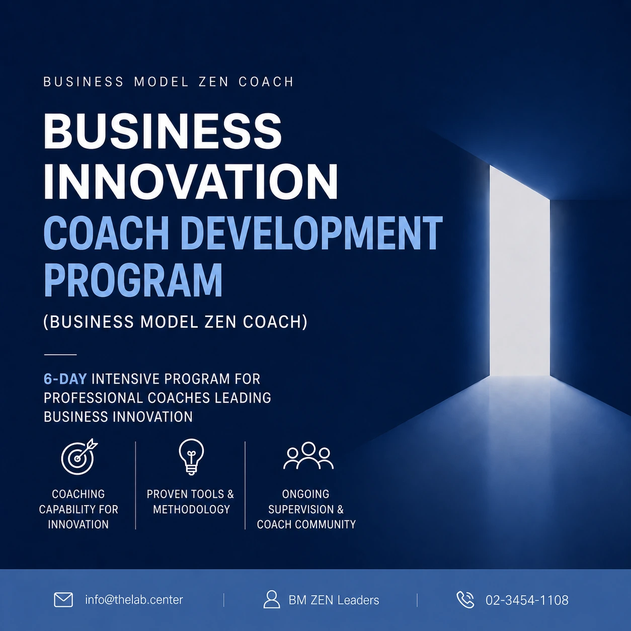 Business Innovation Coach Development Course (BM ZEN Coach)
